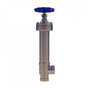 真空夹套低温角式截止阀 DZJ-40J