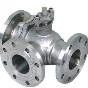 不锈钢三通球阀Q44F-16/25/40/64/100/160P/PL/R/RL